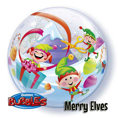 Christmas 22" Bubble Balloons